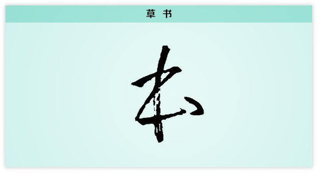 3文字演变本草书.png