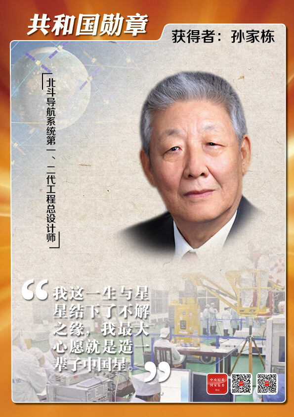 海报| "共和国勋章"获得者:孙家栋