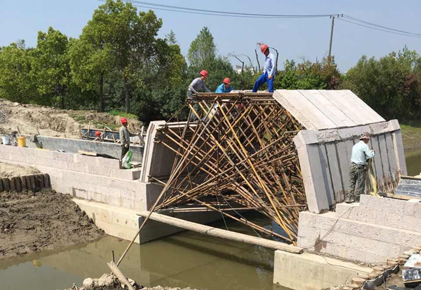 石拱桥桥拱,桥台砌筑